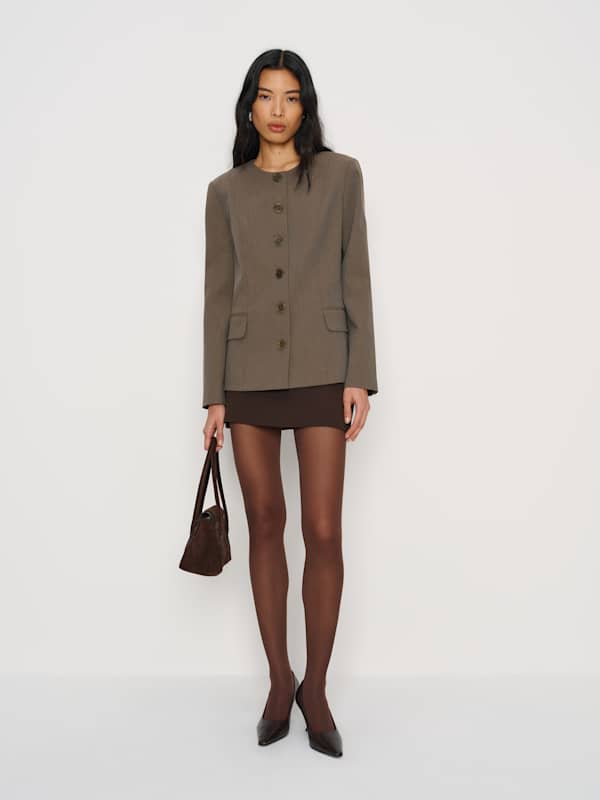 Laine Blazer - Brown